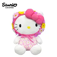 【日本正版授權】凱蒂貓 花泳裝系列 絨毛玩偶 28cm 娃娃/玩偶 Hello Kitty - 粉色款