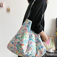 【素包包】英式鄉村風翡翠灣側背斜跨單肩柔軟棉布袋(40075) _翡翠灣