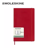2025-2026 MOLESKINE 18個月週記軟皮手帳 - L型/紅