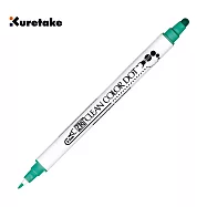 【Kuretake 日本吳竹】ZIG Clean Color Dot 點點筆/ 海洋藍