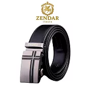 【ZENDAR】台灣總代理 限量2折 頂級小牛皮皮革男用皮帶 全新專櫃展示品 6806M