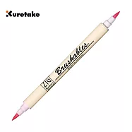 【Kuretake 日本吳竹】ZIG 雙頭雙色軟筆刷 / 嬰兒粉
