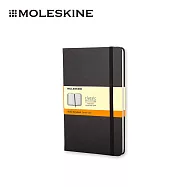 MOLESKINE 經典硬殼筆記本 - L型/ 橫條/ 黑