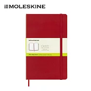 MOLESKINE 經典硬殼筆記本 - L型/ 空白/ 紅