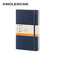 MOLESKINE 經典硬殼筆記本 - L型/ 橫線/ 藍