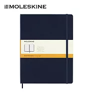 MOLESKINE 經典硬殼筆記本 - XL型/ 橫線/ 藍