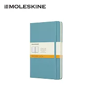 MOLESKINE 經典硬殼筆記本 - L型/ 橫線/ 珊瑚藍