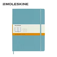 MOLESKINE 經典硬殼筆記本 - XL型/ 橫線/ 珊瑚藍