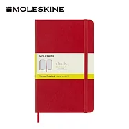 MOLESKINE 經典軟皮筆記本 - L型/ 方格/ 紅