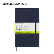 MOLESKINE 經典軟皮筆記本 - L型/ 空白/ 藍