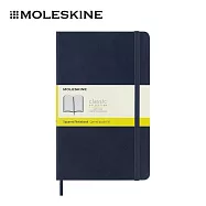 MOLESKINE 經典軟皮筆記本 - L型/ 方格/ 藍