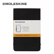 MOLESKINE 經典記者型軟皮筆記本 - 口袋型/ 橫線/ 黑