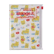 【日本Mark’s】2026 月記事收納手帳B6變型 ‧ OSAMU GOODS/象牙白