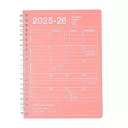 【日本Mark’s】2025-26 月曆型記事手帳S (縱型)(9月起始) ‧ 鮭魚粉