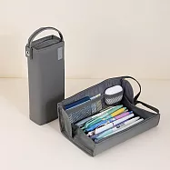 KOKUYO Campus橫開大容量筆袋- 灰