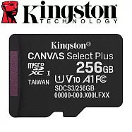 Kingston 金士頓 256G 150MB/s U1 microSDXC UHS-I A1 V10 記憶卡 SDCS3/256GB