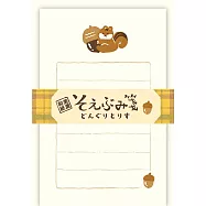 【日本Wa-Life】經典美濃和紙小信封紙組 ‧ 松鼠與橡果