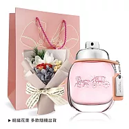 COACH 蔻馳 淡香精/淡香水情人節限定禮[30ml+花束+禮袋]-多款任選-國際航空版 時尚經典(淡香水)