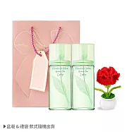ARDEN 雅頓 綠茶系列香水(100ml)X2-多款可選-附提袋+手作針織玫瑰-情人節獻禮-國際航空版 綠茶蓮花