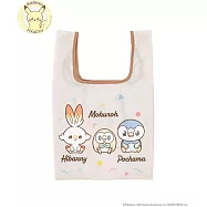 期間限量-日本3COINS vs 寶可夢聯名款巾著式環保購物袋 粉灰