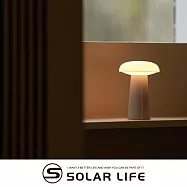 N9 LUMENA M1 蘑菇燈.韓國無線桌燈 露營檯燈 北歐花苞燈 充電床頭臥室燈 裝飾氣氛燈 北極灰