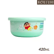 【HOUSUXI舒希】蠟筆小新系列 不鏽鋼雙層隔熱碗 420ml-A3