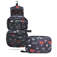 murmur 三折盥洗包/Hello Kitty 熱氣球 WB008