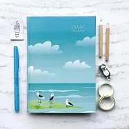 【校園週曆】2026橫式週計畫手帳 25K卡精 | 碧海藍天