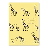 【日本RYU-RYU】2026 月記事手帳A5|中島良二動物遊行 ‧ 長頸鹿