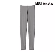 【MUJI 無印良品】女彈性天竺全長緊身褲 M 深摩卡棕