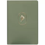 【日本LABCLIP】2026 月記事手帳B6 ‧ 嫩芽花束/綠色