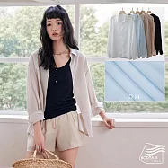 【BODYAIR嚴選】經典老錢風天絲亞麻鈕釦襯衫(上衣.透氣.鬆軟.外套.CASUAL) L 條紋麻