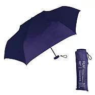 【日本Nakatani】Flat扁握把 極簡素色 輕量折傘 ‧ 深邃藍