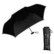 【日本Nakatani】Flat扁握把 極簡素色 輕量折傘 ‧ 質感黑