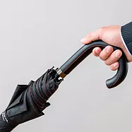 【日本Nakatani】Stitch大傘面 縫線皮革握把 耐風直傘 ‧ 紅