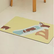 【韓國Dailylike】吸水速乾 硅藻土地墊 ‧ 柯基