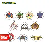 Capcom《周邊》魔物獵人 Chibi Style 造型貼紙 * CAPCOM 卡普空 * 台灣代理版