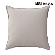 【MUJI 無印良品】牛津布抱枕套 /灰色/43*43cm