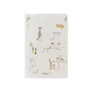 MIDORI POCKET DIARY 2026手帳迷你(月間)- 小貓