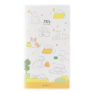 MIDORI POCKET DIARY 2026手帳長形(月間)- 小狗