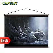 Capcom《周邊》魔物獵人 荒野 掛軸 鎖刃龍 * CAPCOM 卡普空 * 台灣代理版