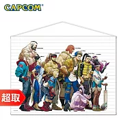 Capcom《周邊》快打旋風6 角色掛軸 * CAPCOM 卡普空 * 台灣代理版