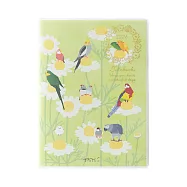 MIDORI POCKET DIARY 2026手帳(月雙週)A6- 小鳥