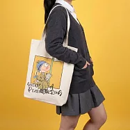 【素包包】單肩包 珍珠少女學生書本雨傘手提側背袋(41030) _A款