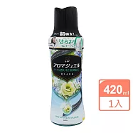 P&G日本限定衣物清香顆粒香香豆420ml 微風百花