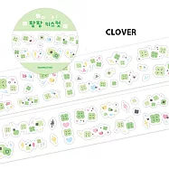 【韓國WANNATHIS】Kiss cut 貼紙膠帶 ‧ pang pang/幸運草