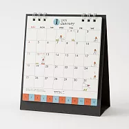 MIDORI 2026桌上型月曆(S)- 歐吉桑