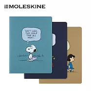 MOLESKINE 史努比限量軟面輕便筆記本套裝/XL型/3本/橫間