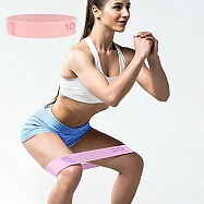 PinUpin 瑜珈乳膠拉力帶 提臀練腿拉力圈 健身塑形腿運動核心力量 基礎款10磅 粉色