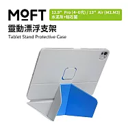 美國 MOFT 靈動漂浮支架(12.9吋 Pro (4~6代) / 13吋 Air (M2.M3) 直式橫式隨心切換 超過20種角度支援 水泥灰+鈷石藍
